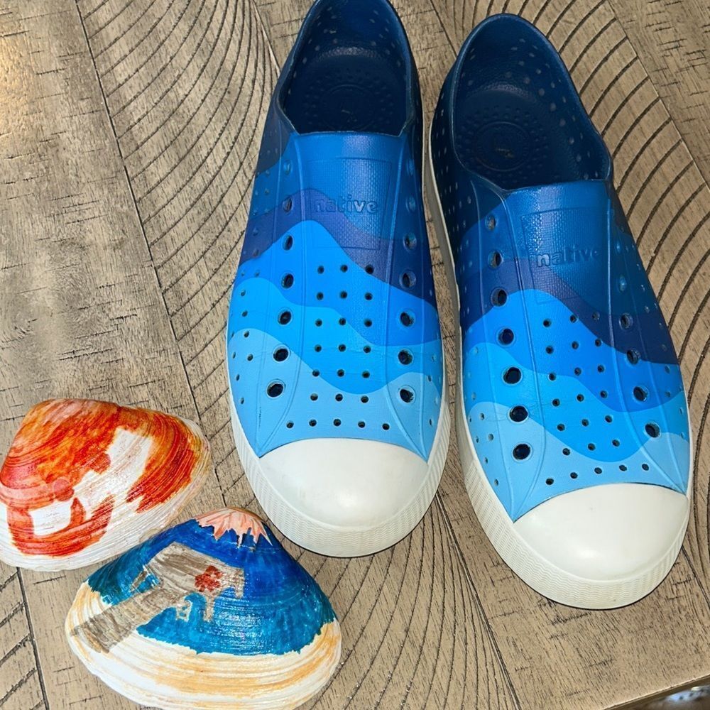 Wave 🌊 Native Water 💦 Shoes Beach 🏖️ It! Perforated Slip-Ons 🥿 🏝️ Great 4 travel